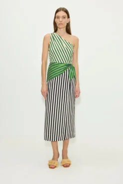 Belembelem poplin midi dress