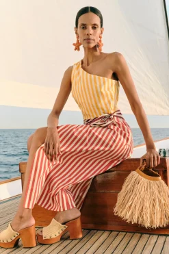 Belembelem poplin midi dress