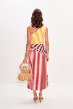 Belembelem poplin midi dress