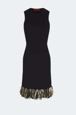 Boaboa raffia midi dress