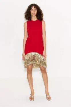 Bowiebowie fringe mini dress