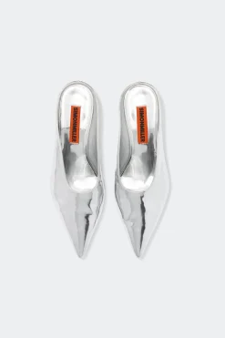 Chromechrome pointed gala mule