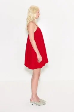 Cleocleo crepe mini dress