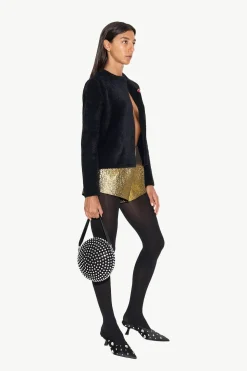 Fleurfleur metallic shorts