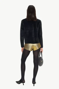 Fleurfleur metallic shorts