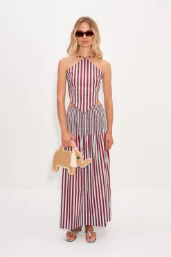 Florflor poplin skirt