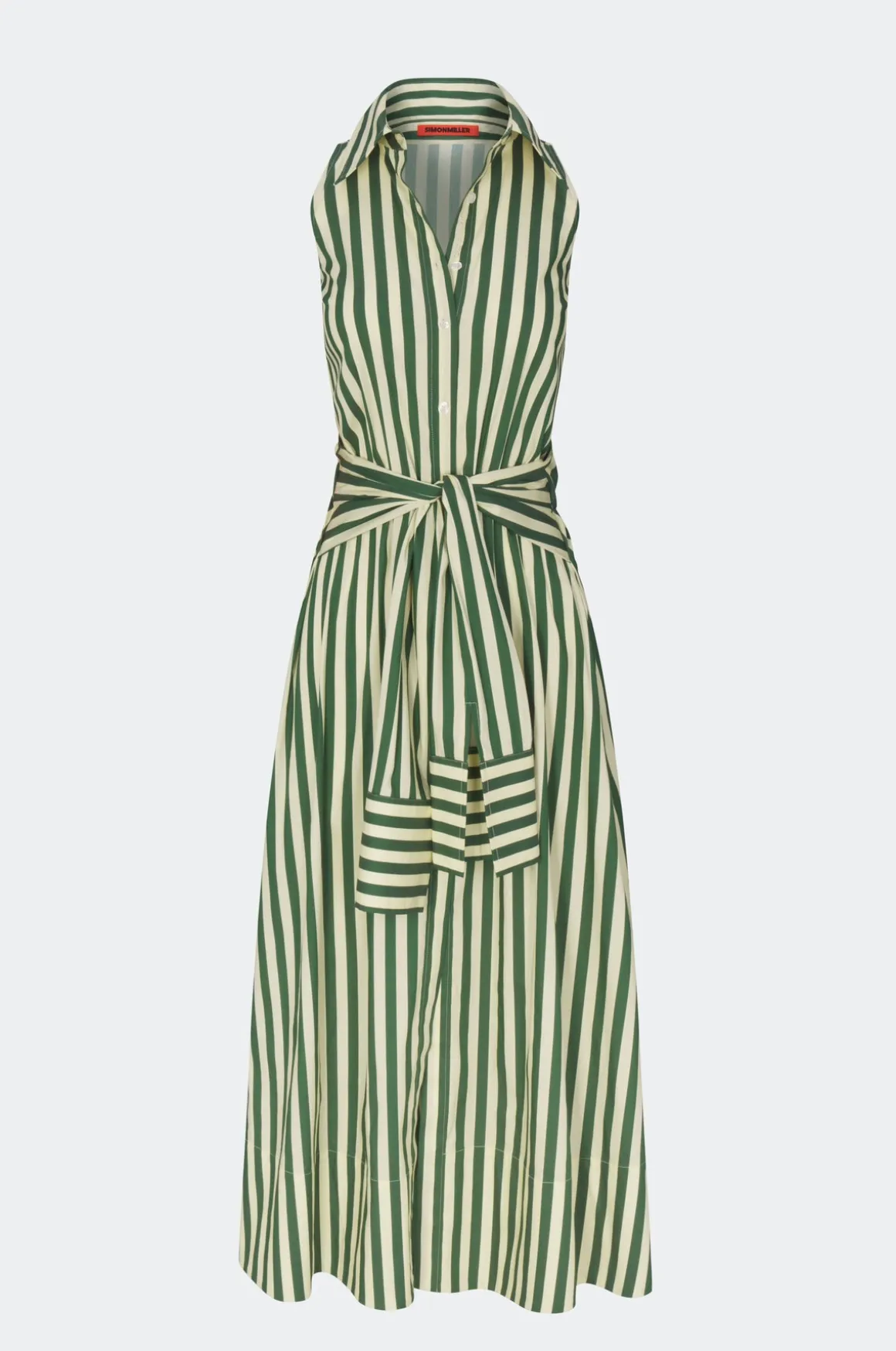 Innainna sleeveless poplin dress