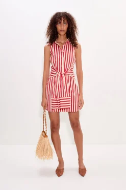 Innainna sleeveless poplin mini dress