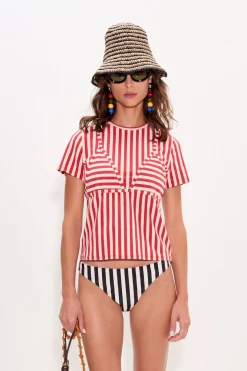 Kinikini striped tee