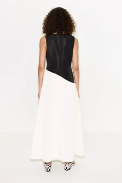 Laurellaurel moire midi dress