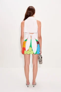 Lochloch sleeveless poplin button up