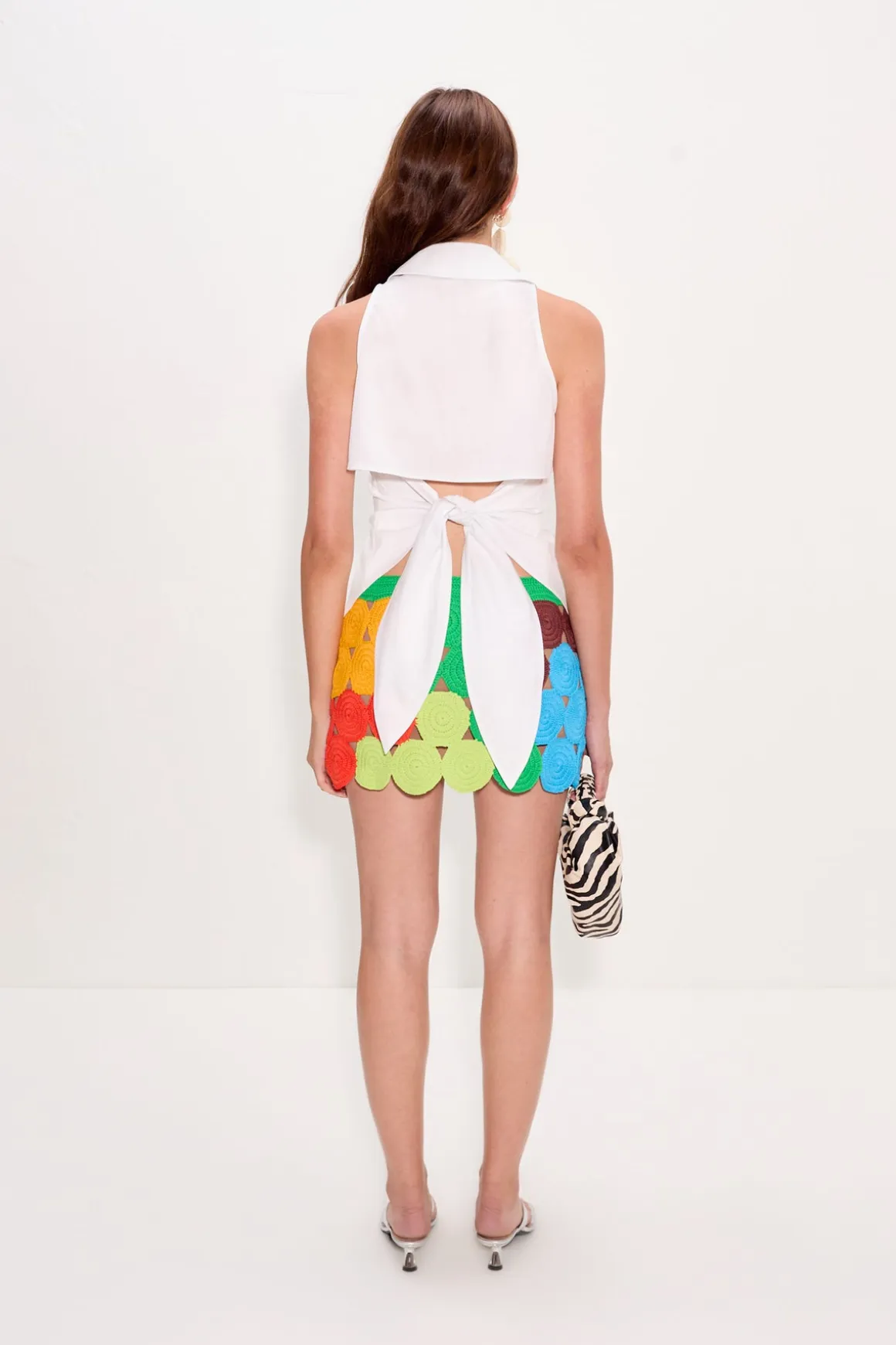 Lochloch sleeveless poplin button up