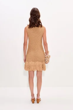 Miramira crochet mini dress