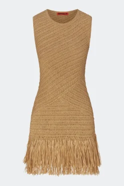 Miramira crochet mini dress