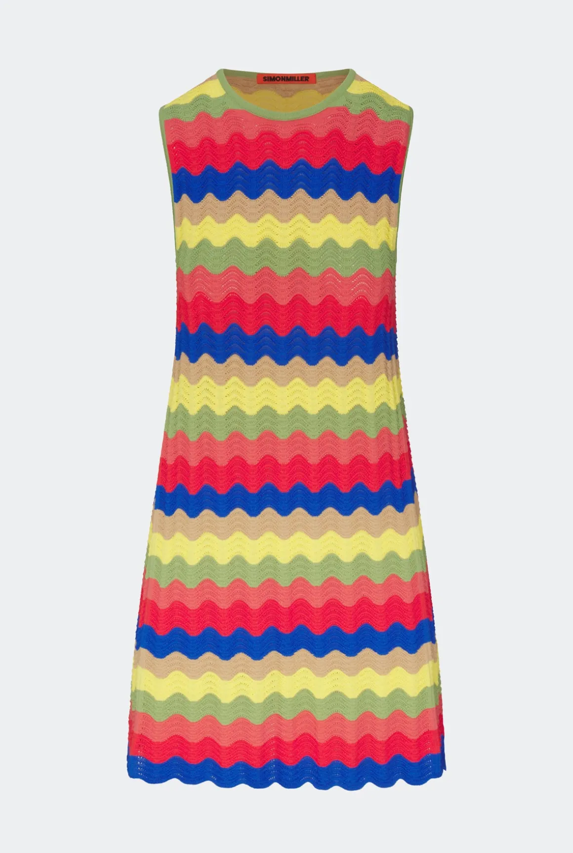 Mojimoji wave mini dress