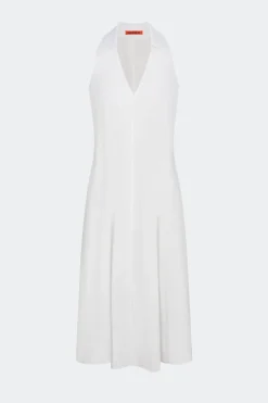 Navanava poplin midi dress