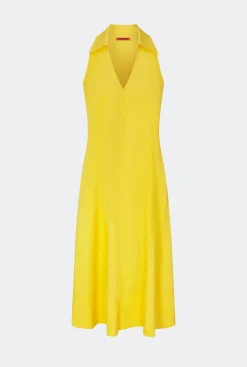 Navanava poplin midi dress
