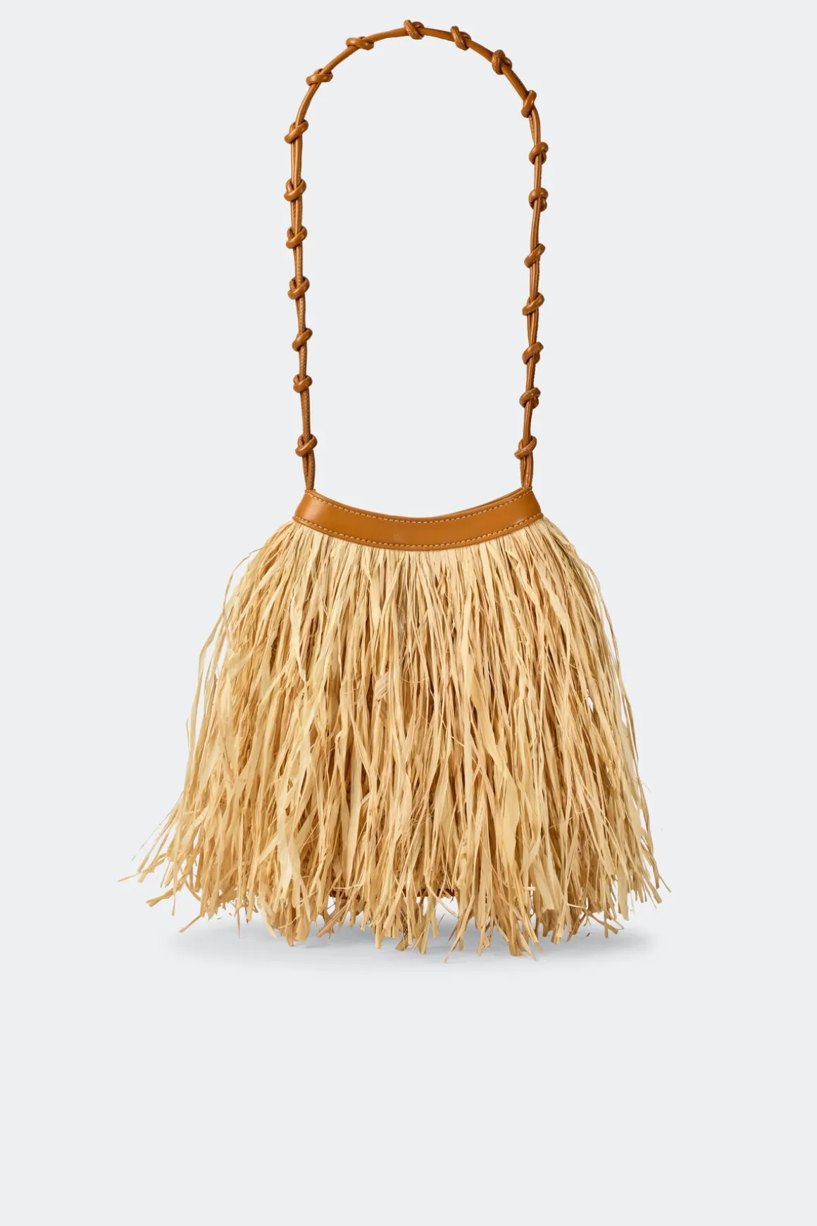 Raffiaraffia knotty bag