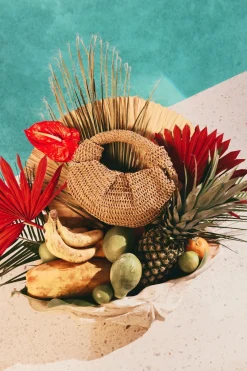 Raffiaraffia lopsy bag