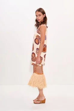 Saharasahara linen mini dress