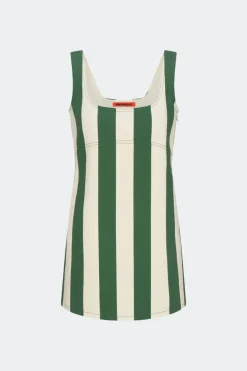 Saharasahara striped denim dress