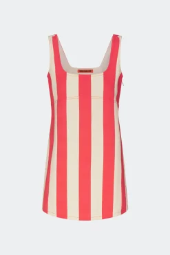 Saharasahara striped denim dress