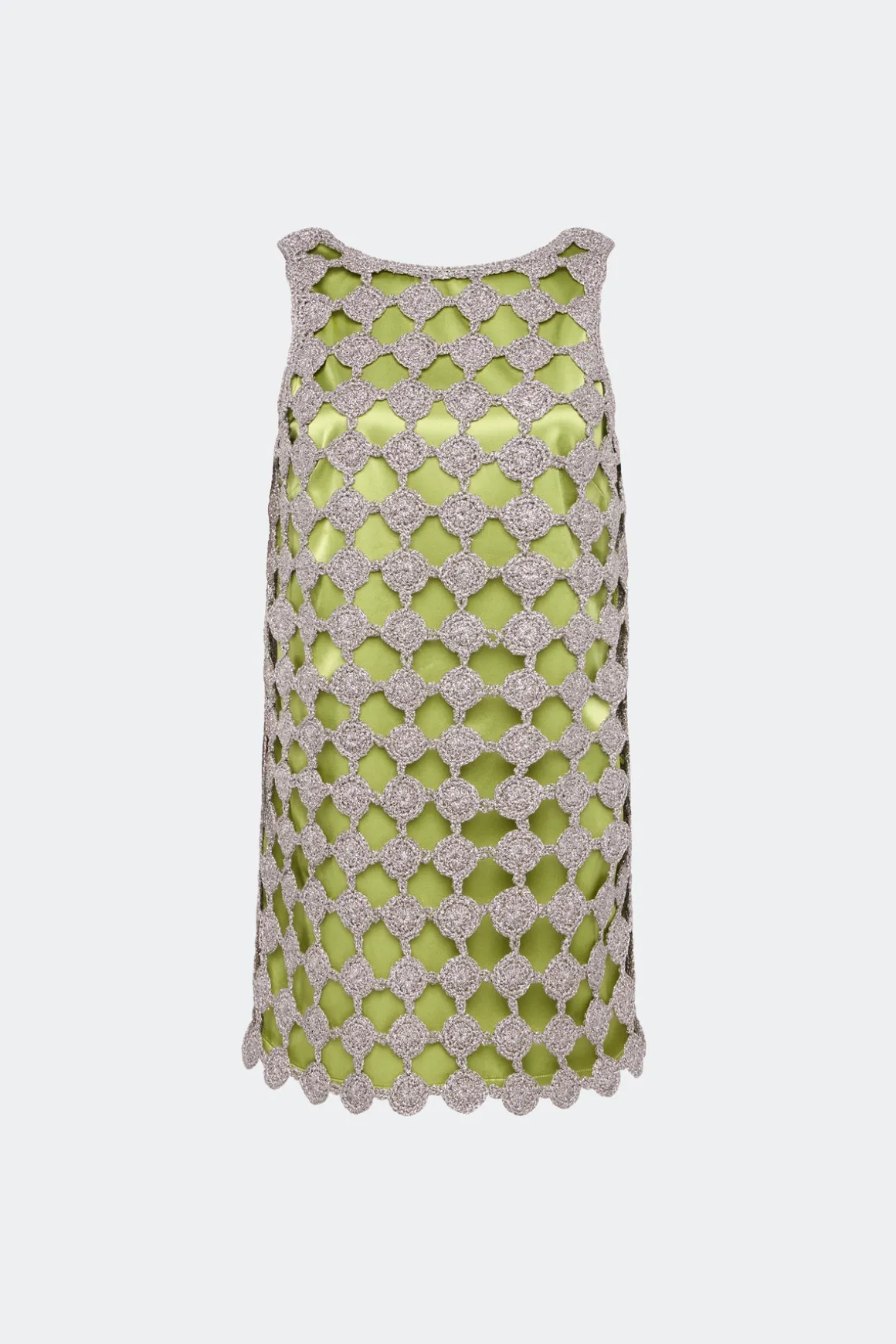 Sinasina crochet mini dress