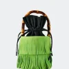 Tikitiki fringe suede bag