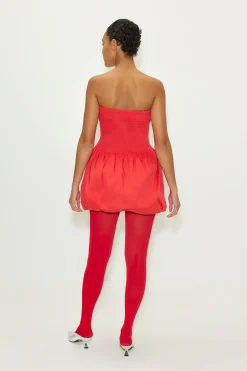 Viavia smocked mini dress