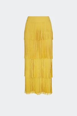 Zaza za knit fringe skirt
