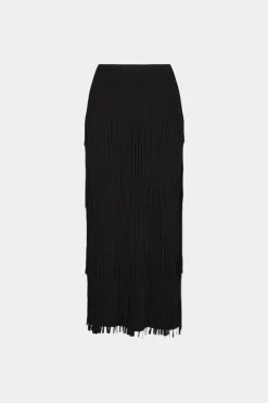 Zaza za knit fringe skirt