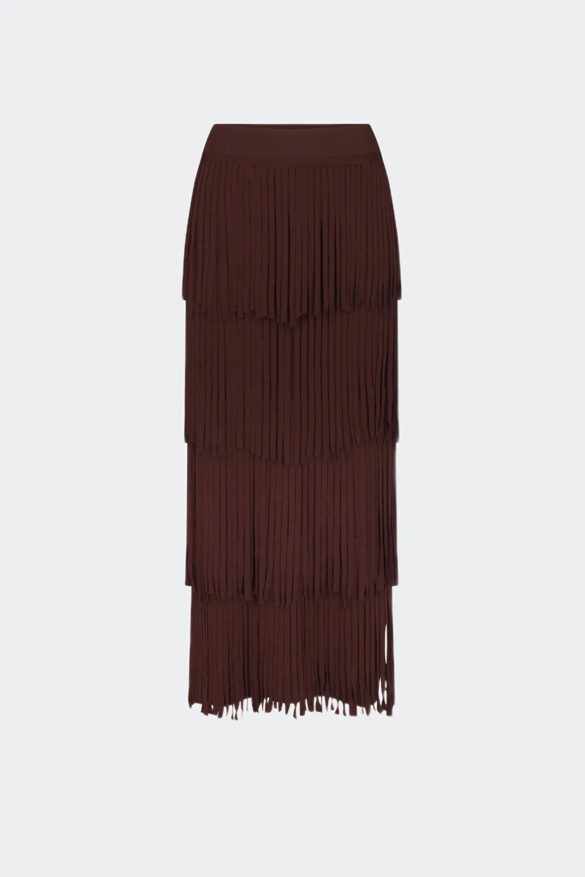 Zaza za knit fringe skirt