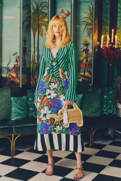 Zelenezelene maxi dress