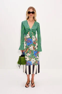 Zelenezelene maxi dress